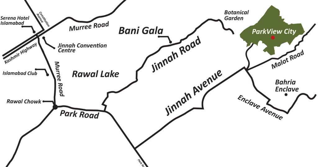 park view city map